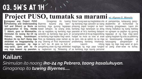 Pagsulat ng balita ( 2017.